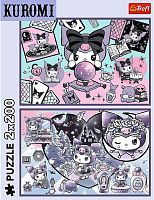 Пазл Trefl 2х200 деталей: Шалости Куроми