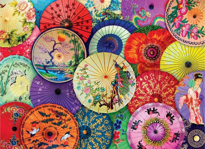 Пазл Eurographics 1000 деталей: Азиатские бумажные зонтики