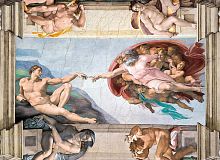Пазл Clementoni 1000 деталей: Микеланджело. Сотворение Адама