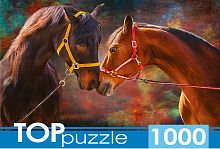 Пазл TOP Puzzle 1000 деталей: Влюблённые лошади