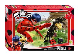 Пазл Step puzzle 360 деталей: Леди Баг и Супер-Кот