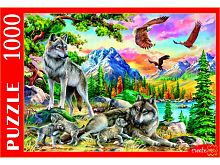 Пазл Рыжий Кот 1000 деталей: Волки и орлы