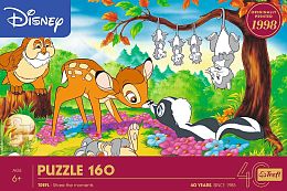 Пазл Trefl 160 деталей: 40 лет Trefl - Бэмби и лесные друзья (УЦЕНКА)