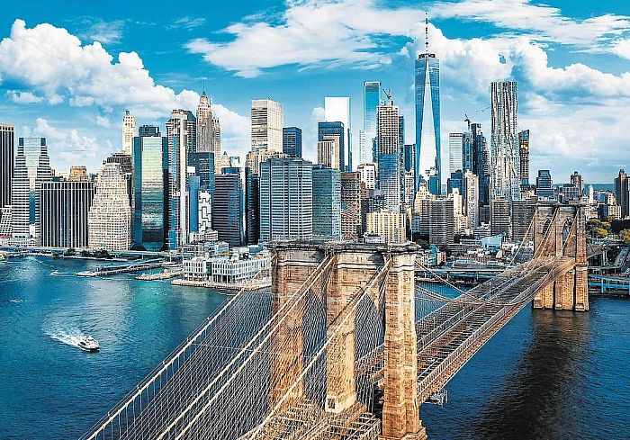 Пазл Trefl 1000 деталей: Бруклинский мост, Нью-Йорк, США