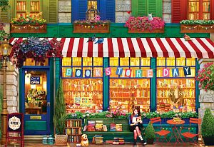 Пазл Eurographics 2000 деталей: Старый книжный магазин