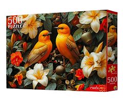 Пазл Рыжий Кот 500 деталей: Золотые птицы