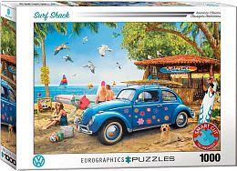 Пазл Eurographics 1000 деталей: VW Beetle Хижина для серфинга