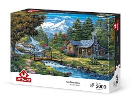 Пазл Art Puzzle 2000 деталей: Два каскада