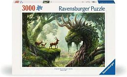 Пазл Ravensburger 3000 деталей: Лесной дракон пробуждается