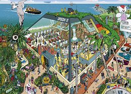 Пазл Heye 1000 деталей: Центр красоты