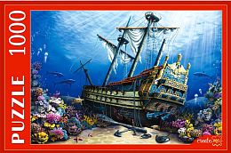 Пазл Рыжий Кот 1000 деталей: Затонувший корабль