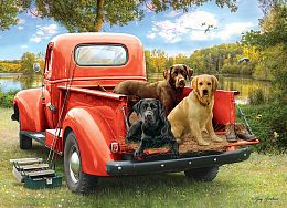 Пазл Cobble Hill 1000 деталей: Друзья на рыбалке