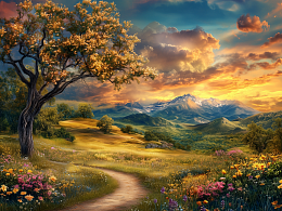 Пазл Алма деревянный 500 деталей. Волшебство природы. Путь к вершинам