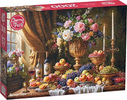 Пазл Cherry Pazzi 2000 деталей: Стол в стиле барокко