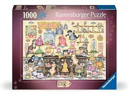 Пазл Ravensburger 1000 деталей: Vintage №19. Безумные кошки. Желейное веселье