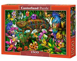 Пазл Castorland 1500 деталей: Разноцветный хамелеон