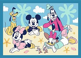 Пазл Trefl 35#48#54#70 деталей: Забавные приключения Микки Мауса