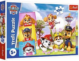 Пазл Trefl 100 деталей: Бесстрашные собаки. Щенячий патруль