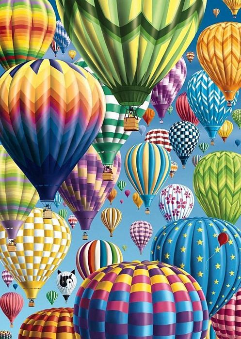 Пазл Schmidt 1000 деталей: Воздушные шары