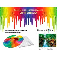 Картина по номерам Белоснежка: Красный кораблик