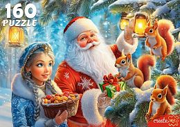 Пазл Рыжий Кот 160 деталей: Новогодние чудеса