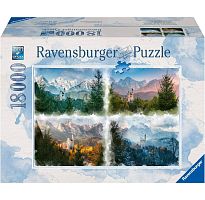 Пазл Ravensburger 18000 деталей: Замок Нойшванштайн сквозь времена