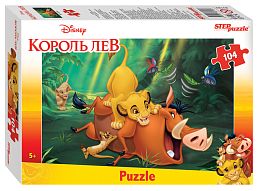 Пазл Step puzzle  104 деталей: Король Лев (Disney)