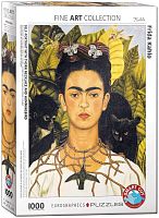 Пазл Eurographics 1000 деталей: Автопортрет с колибри