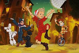 Пазл Step puzzle 35 деталей: Буратино