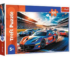 Пазл Trefl 100 деталей: Автогонки (УЦЕНКА)