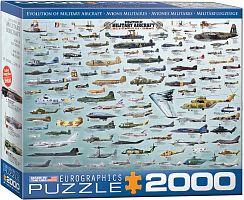 Пазл Eurographics 2000 деталей: Эволюция военной авиации