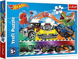 Пазл Trefl 100 деталей: Автомобили Hot Wheels