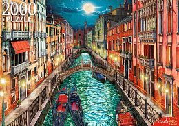 Пазл Рыжий Кот 2000 деталей: Венецианская ночь