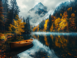 Пазл Алма деревянный 500 деталей. Волшебство природы. Утренний туман