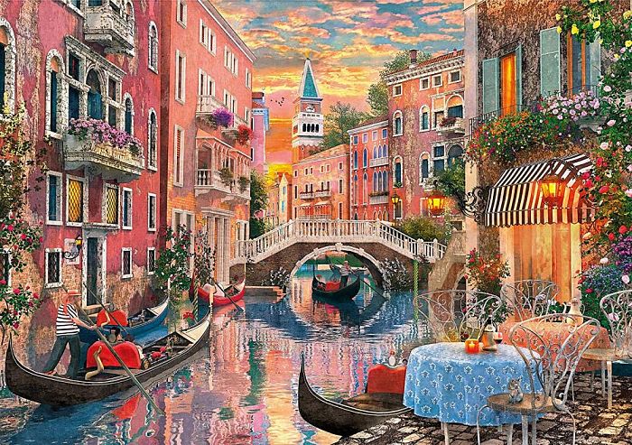 Пазл Clementoni 6000 деталей: Венеция на закате