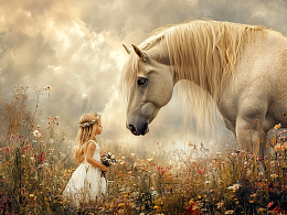 Пазл Алма деревянный 500 деталей. Лошади. Летний этюд