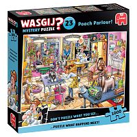Пазл Jumbo 1000 деталей: Wasgij. Салон для собак (Mystery 23)