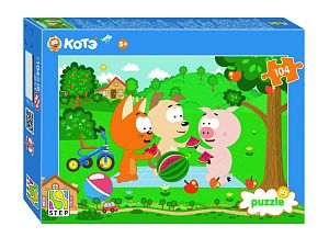 Пазл Step puzzle 104 деталей: Котэ