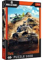 Пазл Trefl 1000 деталей: World of Tanks. Танки в бою