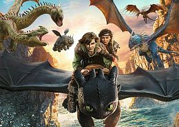 Пазл Trefl 200 деталей: Беззубик и его друзья