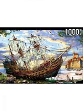 Пазл Konigspuzzle 1000 деталей: Корабль на мели