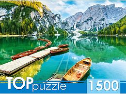 Пазл TOP Puzzle 1500 деталей: Италия. Закат на озере Брайес