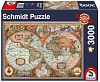Пазл Schmidt 3000 деталей: Античная карта мира