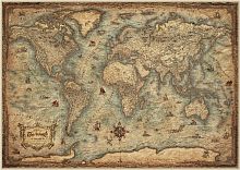 Пазл Educa 3000 деталей: Карта мира