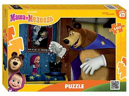 Пазл Step puzzle 160 деталей: Маша и Медведь. Лесные истории