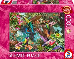 Пазл Schmidt 1000 деталей: Яркие колибри