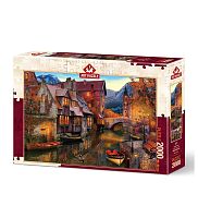 Пазл Art Puzzle 2000 деталей: Дома на канале