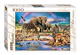 Пазл Step puzzle 1000 деталей: Саванна