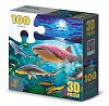 Пазл 3D Jazzle Puzzle 100 деталей: Акулы
