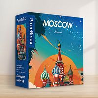 Пазл Pintoo 600 деталей: Путешествие по Москве
